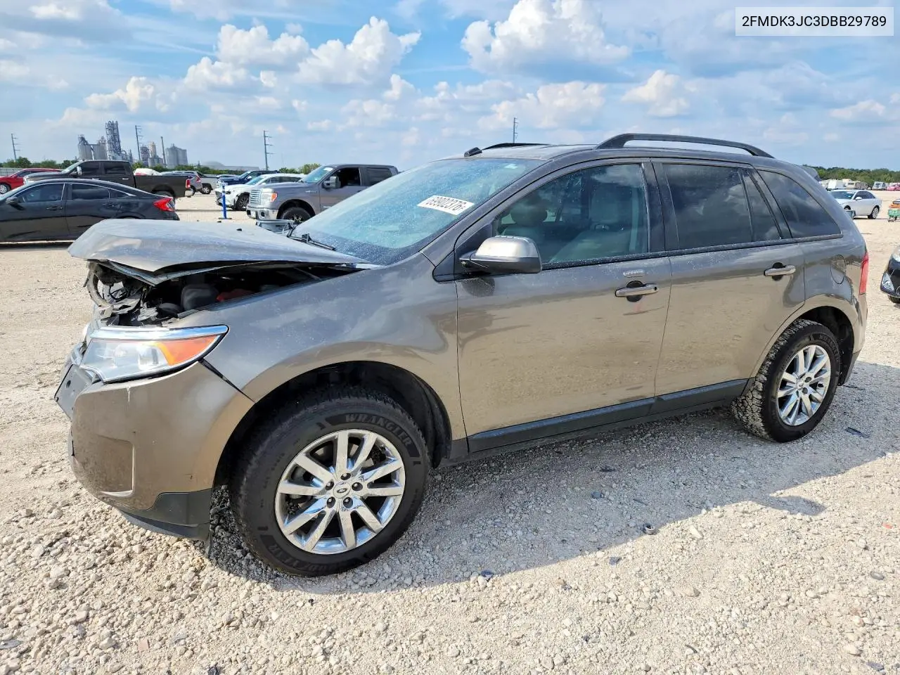 FORD EDGE 2013, VIN 2FMDK3JC3DBB29789