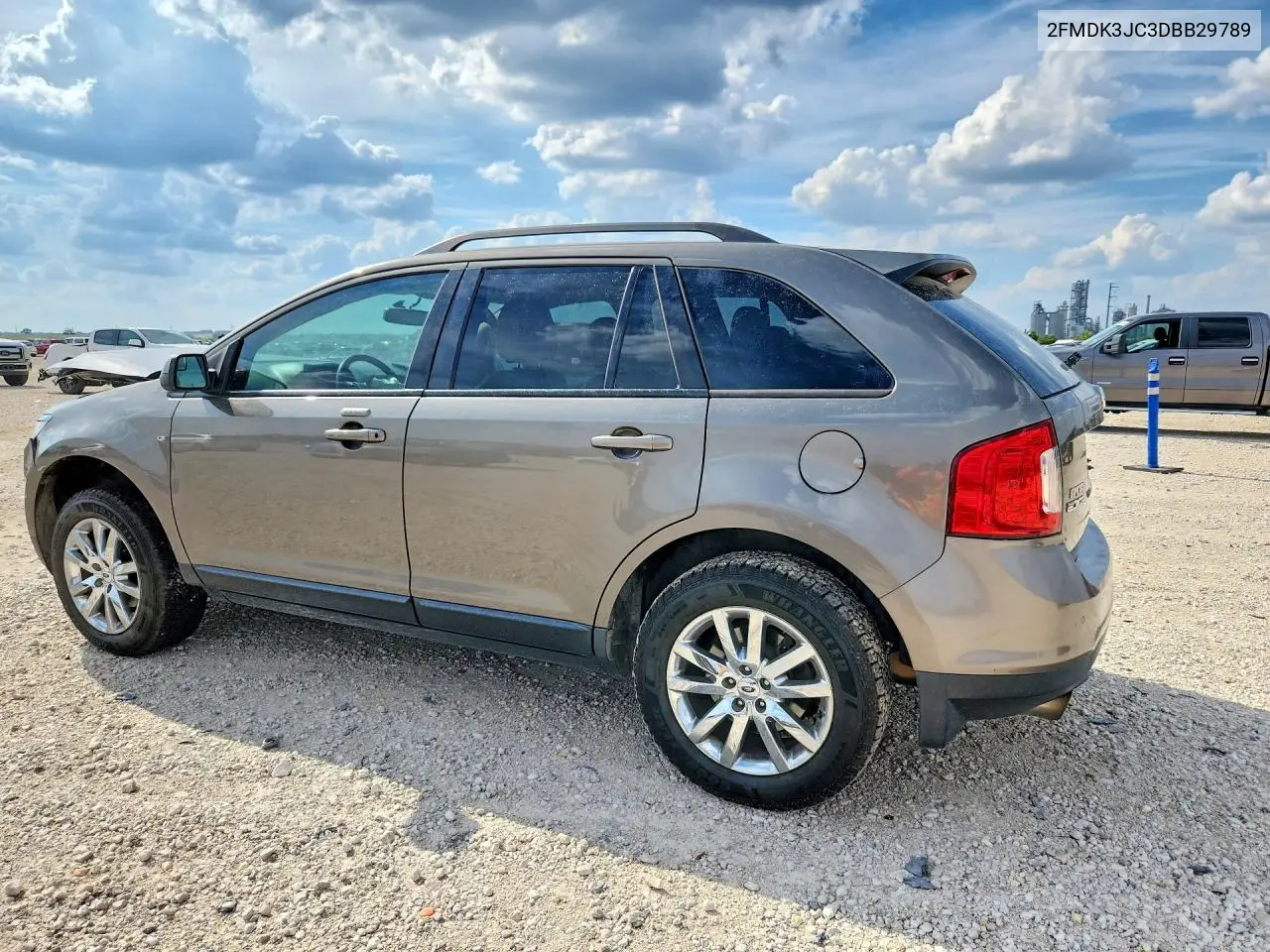 2013 FORD EDGE VIN 2FMDK3JC3DBB29789 — фото 2