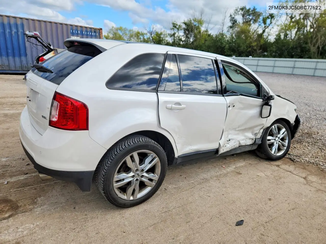 2013 FORD EDGE VIN 2FMDK3JC5DBC77622 — фото 3