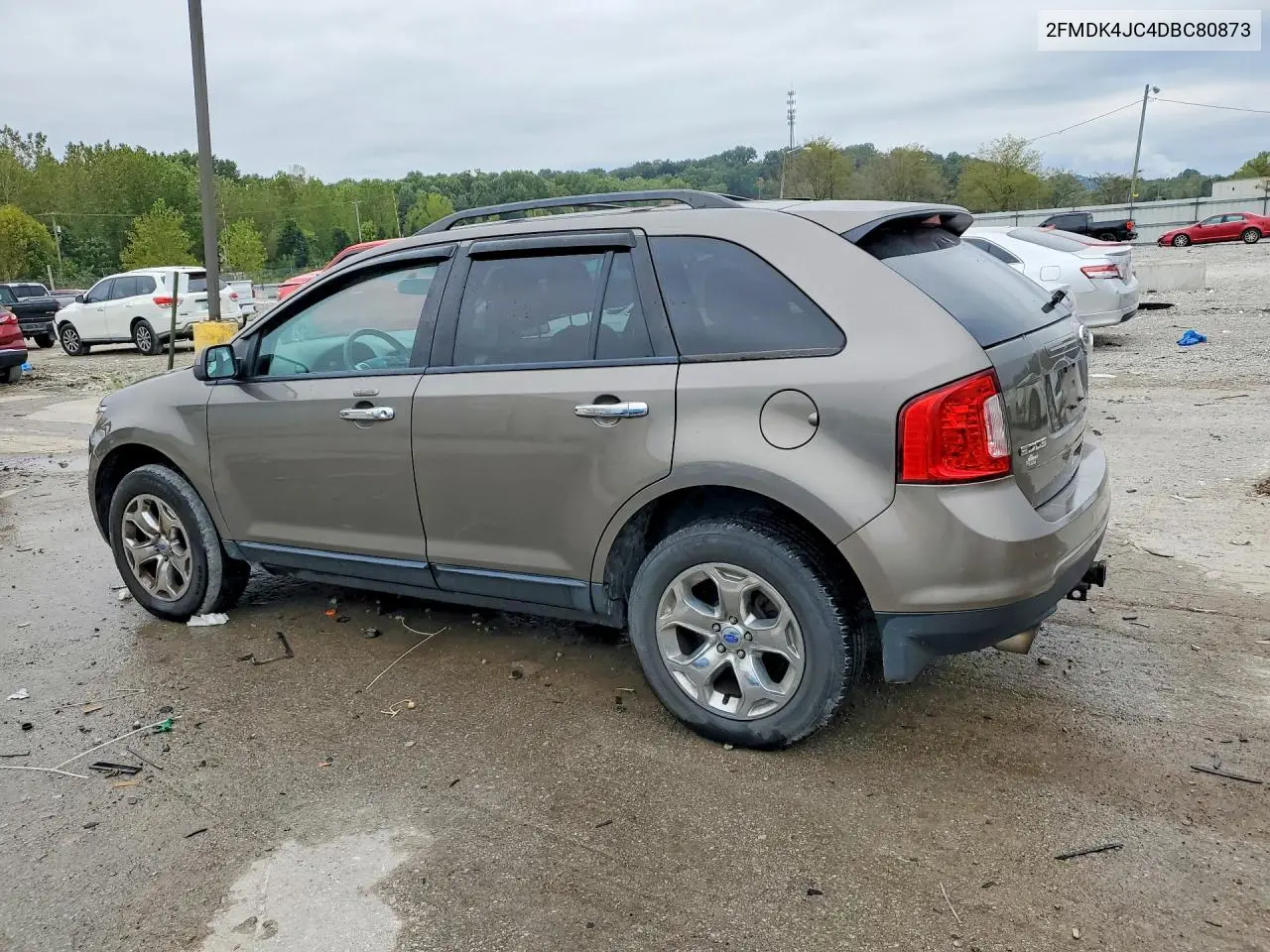 2013 FORD EDGE VIN 2FMDK4JC4DBC80873 — фото 2