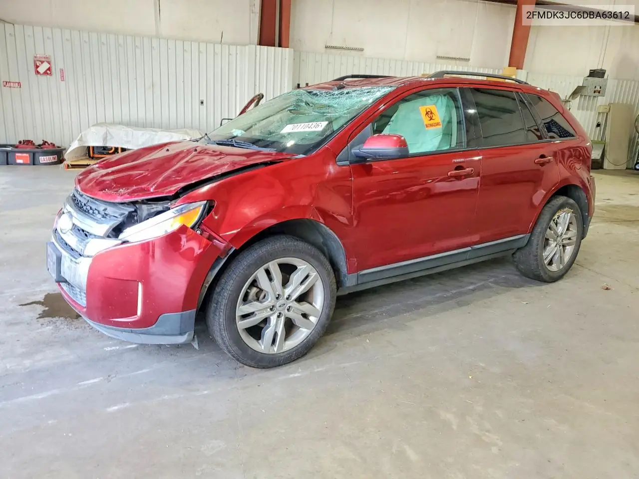 FORD EDGE 2013, VIN 2FMDK3JC6DBA63612