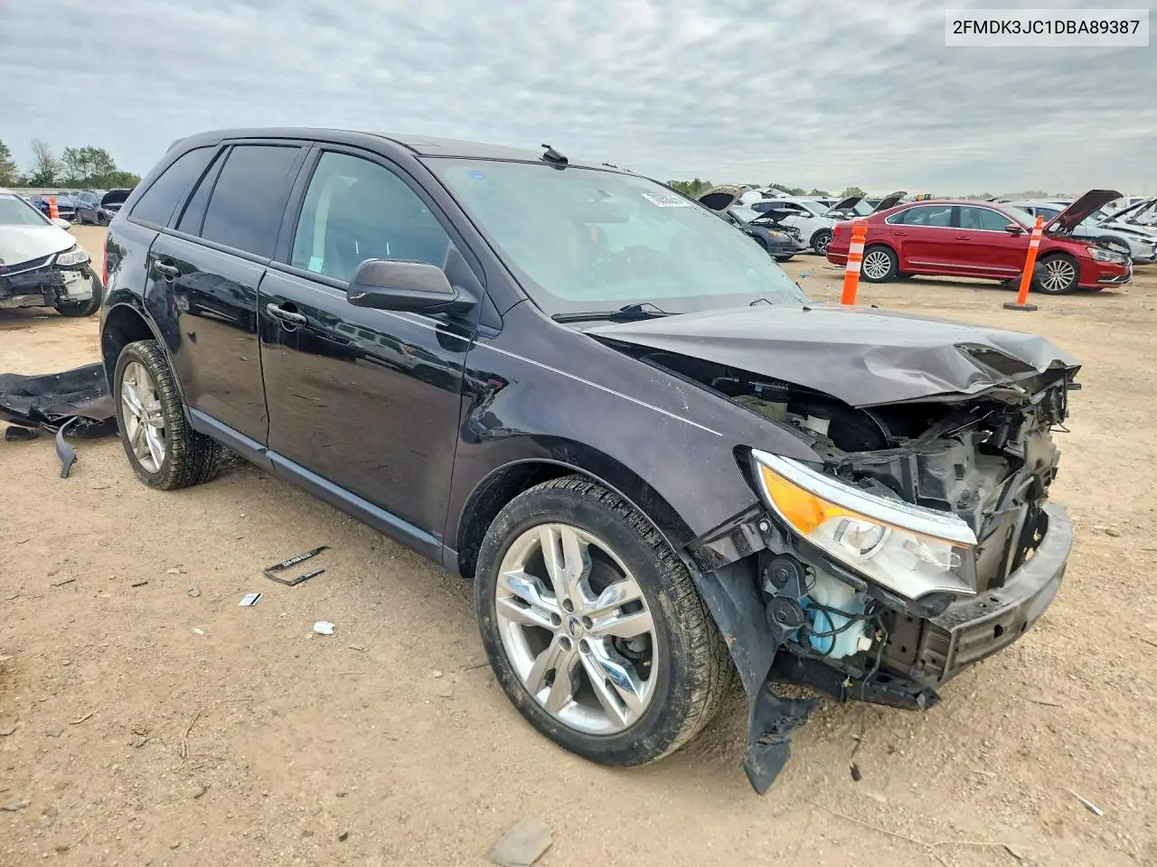 2013 FORD EDGE VIN 2FMDK3JC1DBA89387 — фото 4