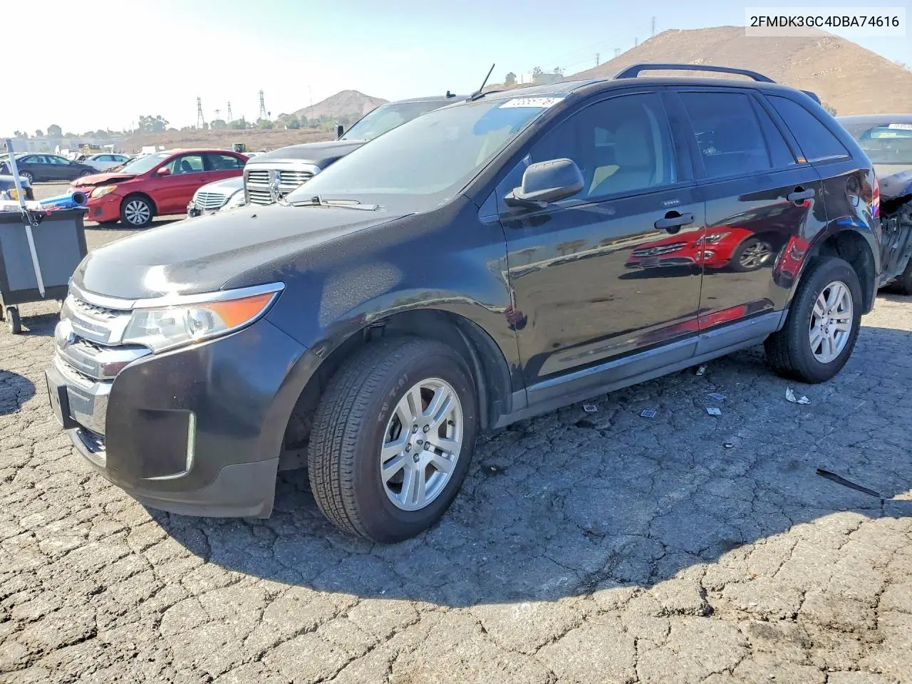 FORD EDGE 2013, VIN 2FMDK3GC4DBA74616