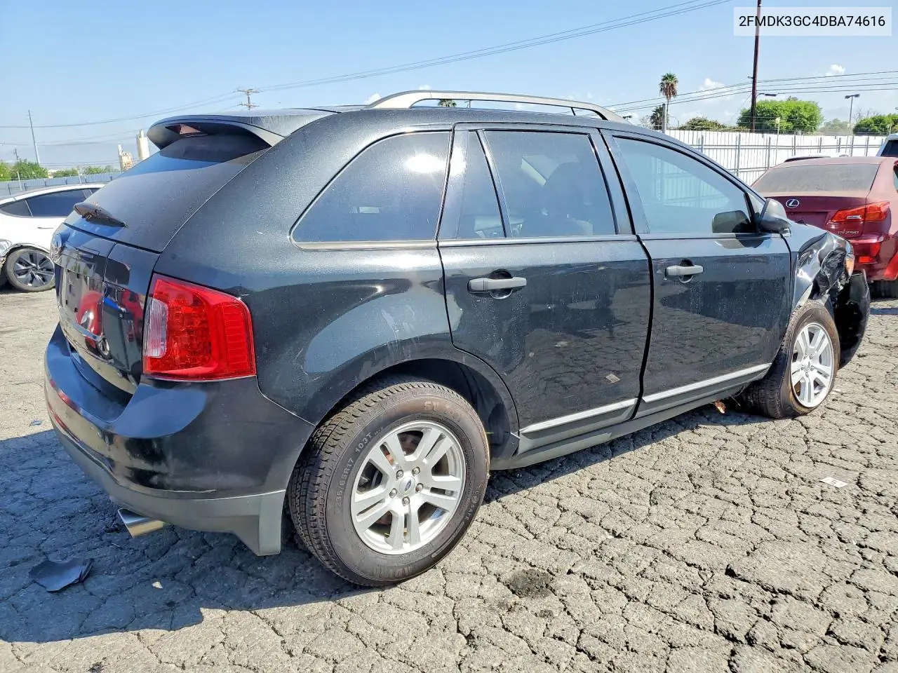 2013 FORD EDGE VIN 2FMDK3GC4DBA74616 — фото 3