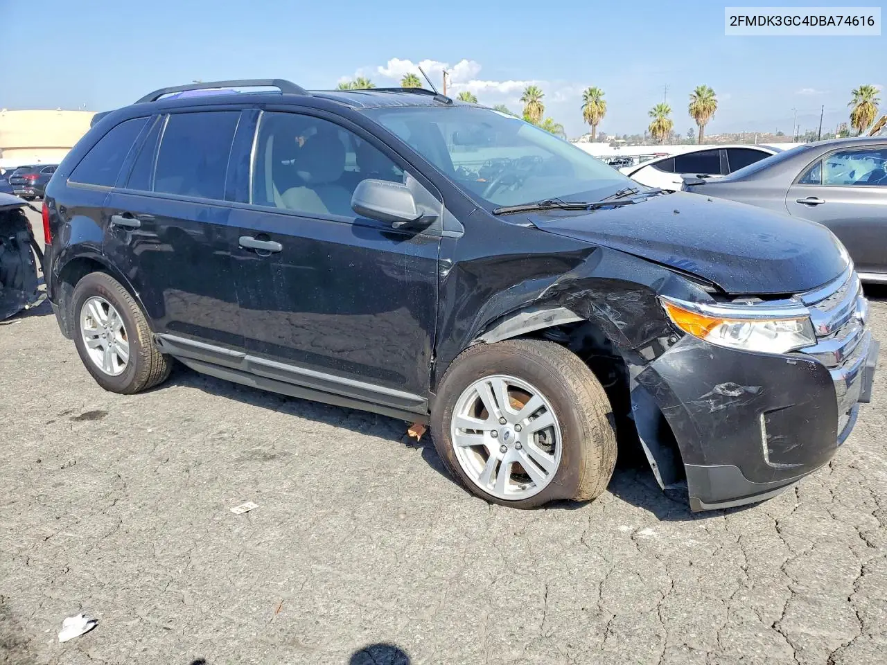 2013 FORD EDGE VIN 2FMDK3GC4DBA74616 — фото 4