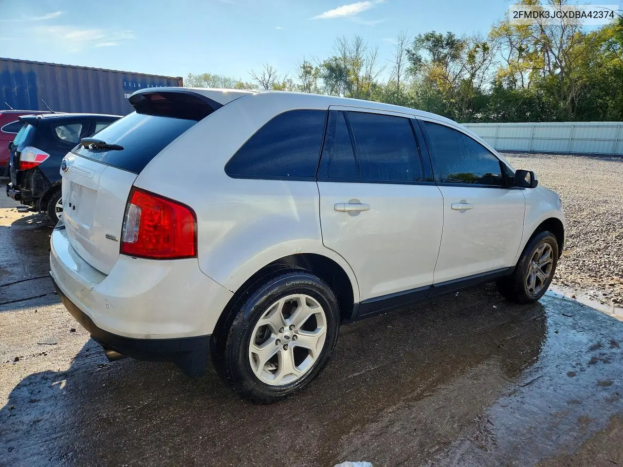 2013 FORD EDGE VIN 2FMDK3JCXDBA42374 — фото 3