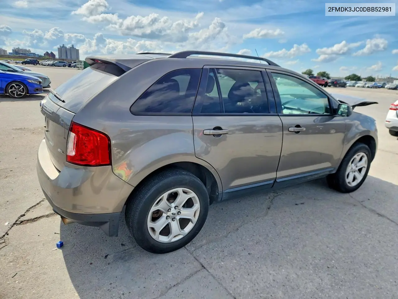 2013 FORD EDGE VIN 2FMDK3JC0DBB52981 — фото 3