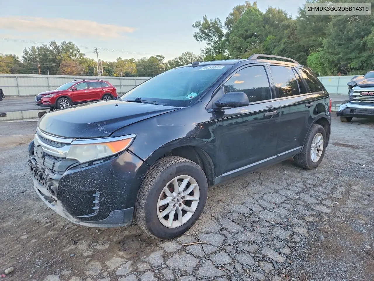 FORD EDGE 2013, VIN 2FMDK3GC2DBB14319