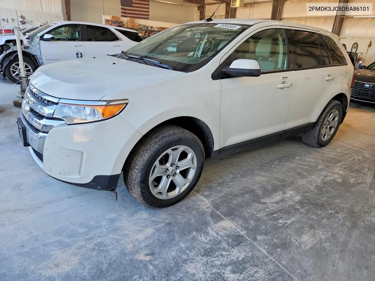 FORD EDGE 2013, VIN 2FMDK3JC8DBA86101