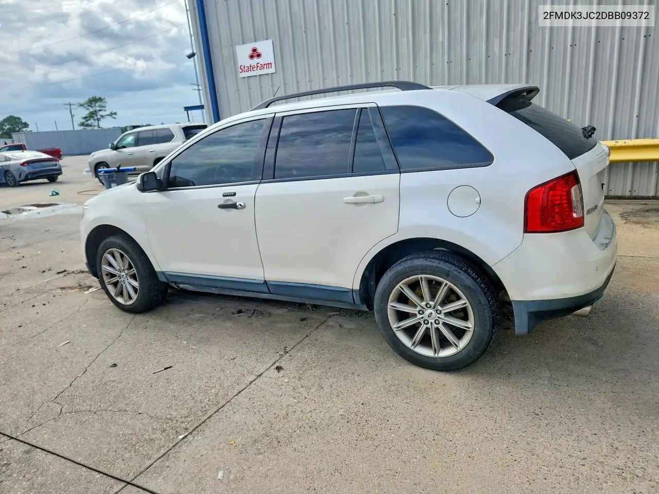 2013 FORD EDGE VIN 2FMDK3JC2DBB09372 — фото 2