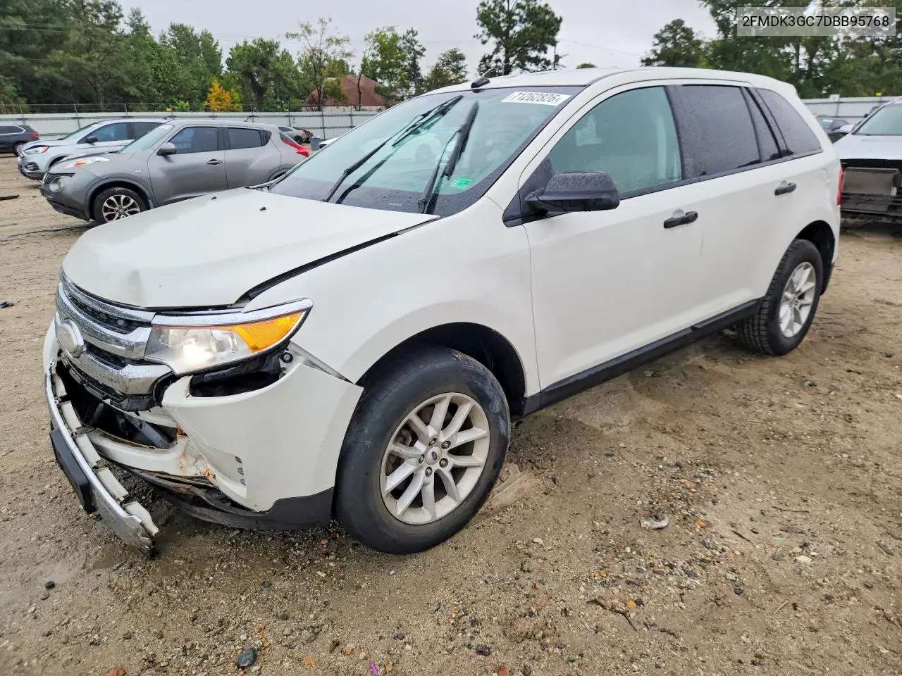 FORD EDGE 2013, VIN 2FMDK3GC7DBB95768