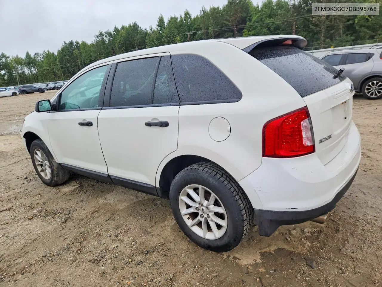 2013 FORD EDGE VIN 2FMDK3GC7DBB95768 — фото 2