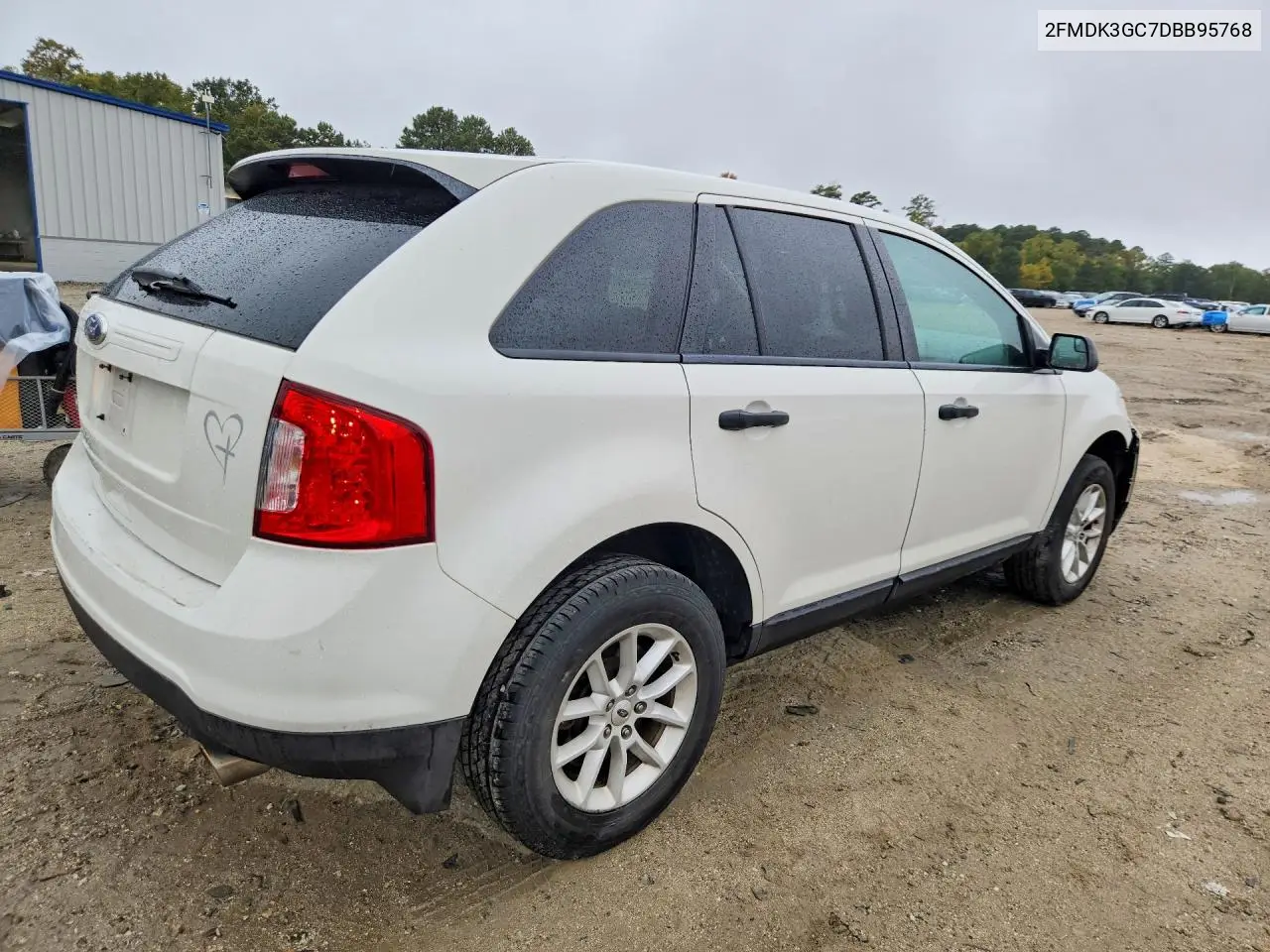 2013 FORD EDGE VIN 2FMDK3GC7DBB95768 — фото 3