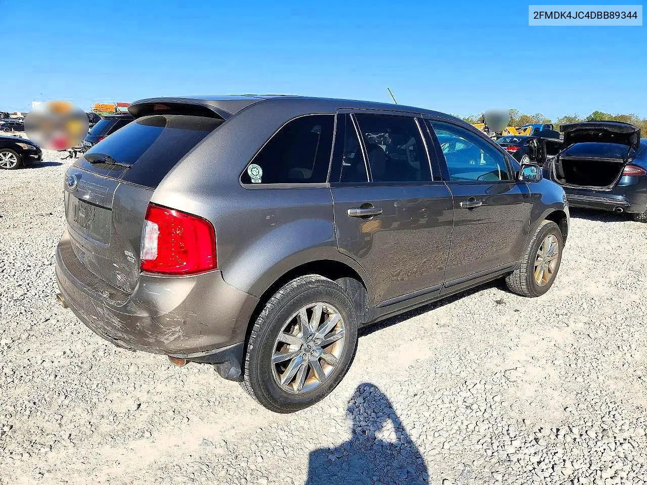 2013 FORD EDGE VIN 2FMDK4JC4DBB89344 — фото 3