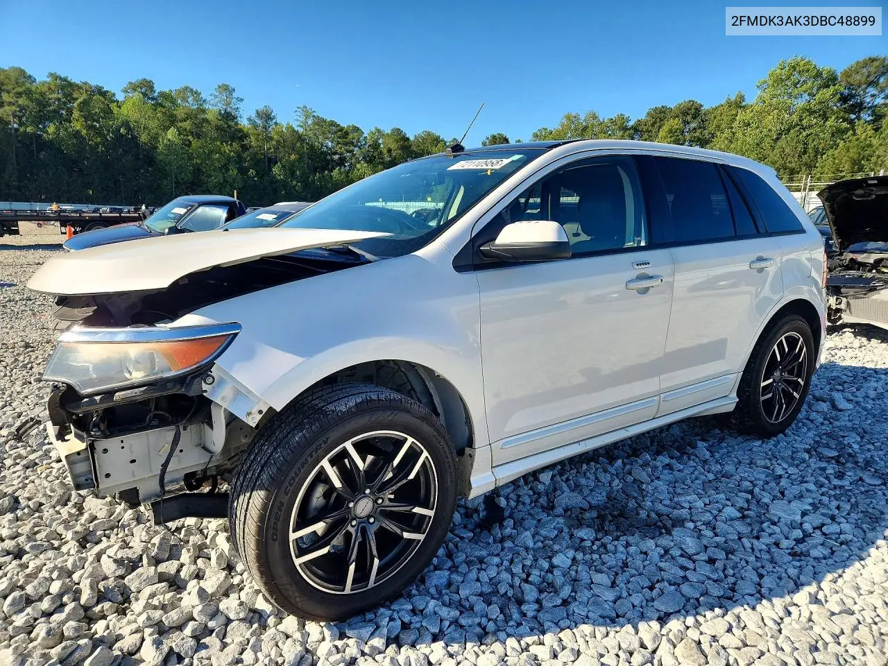 FORD EDGE 2013, VIN 2FMDK3AK3DBC48899
