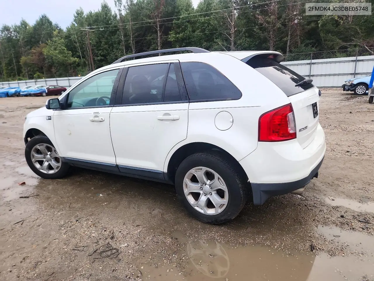 2013 FORD EDGE VIN 2FMDK4JC3DBE05748 — фото 2