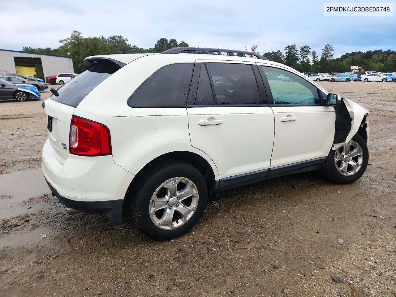 2013 FORD EDGE VIN 2FMDK4JC3DBE05748 — фото 3