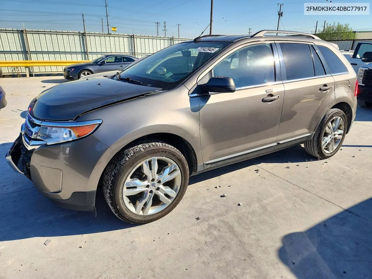 FORD EDGE 2013, VIN 2FMDK3KC4DBC77917