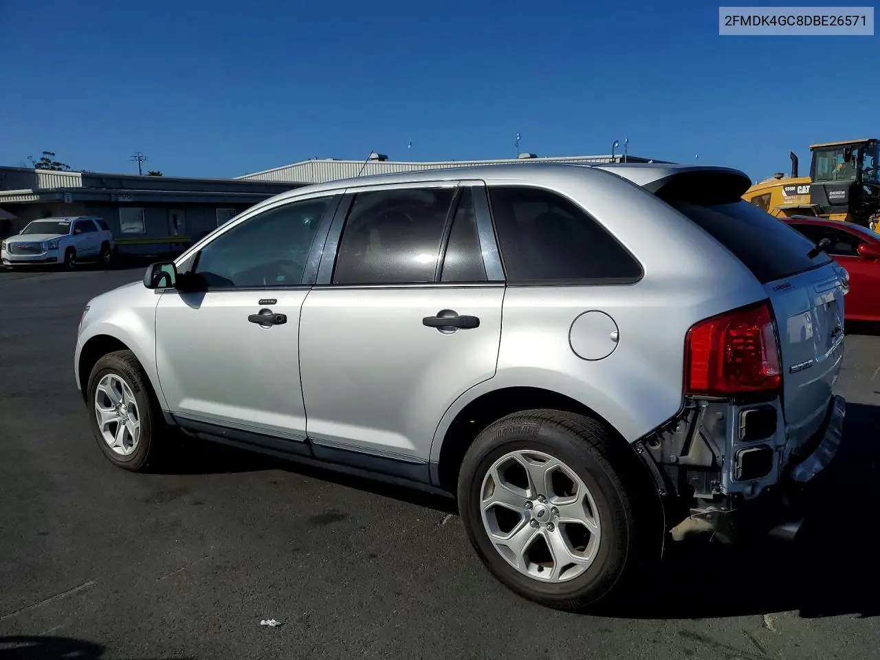 2013 FORD EDGE VIN 2FMDK4GC8DBE26571 — фото 2