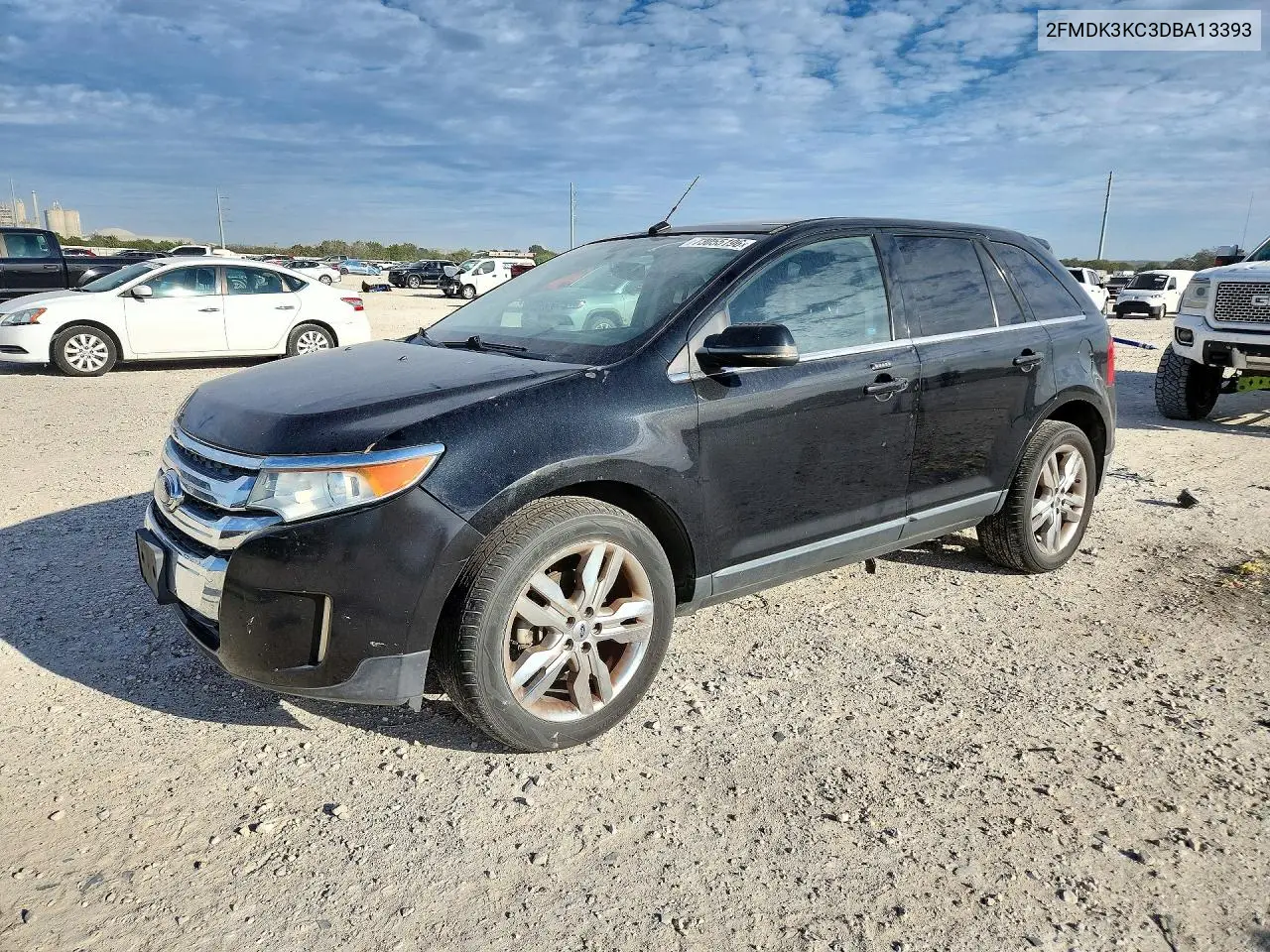 FORD EDGE 2013, VIN 2FMDK3KC3DBA13393