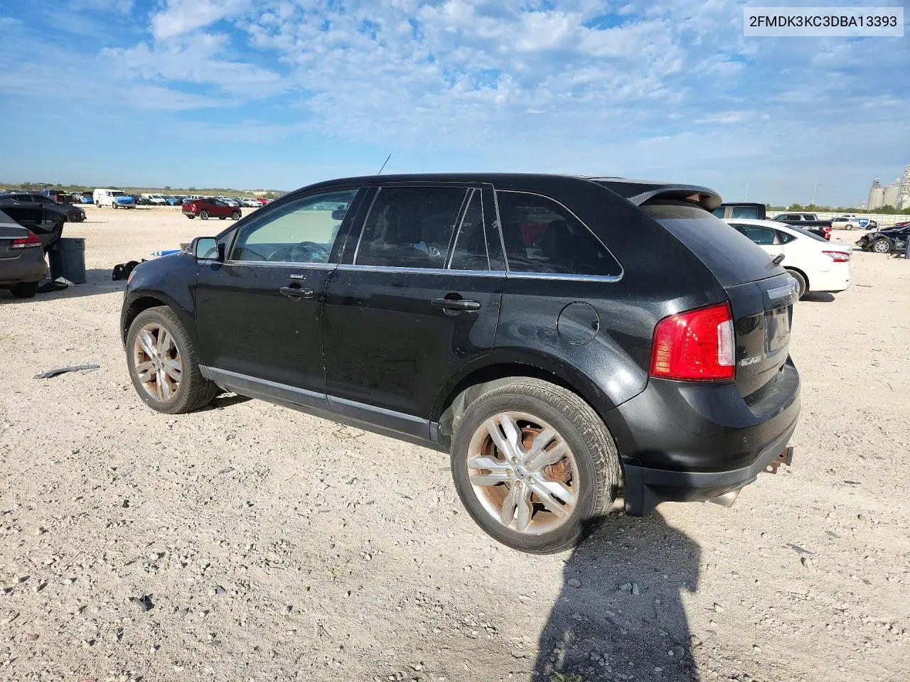 2013 FORD EDGE VIN 2FMDK3KC3DBA13393 — фото 2