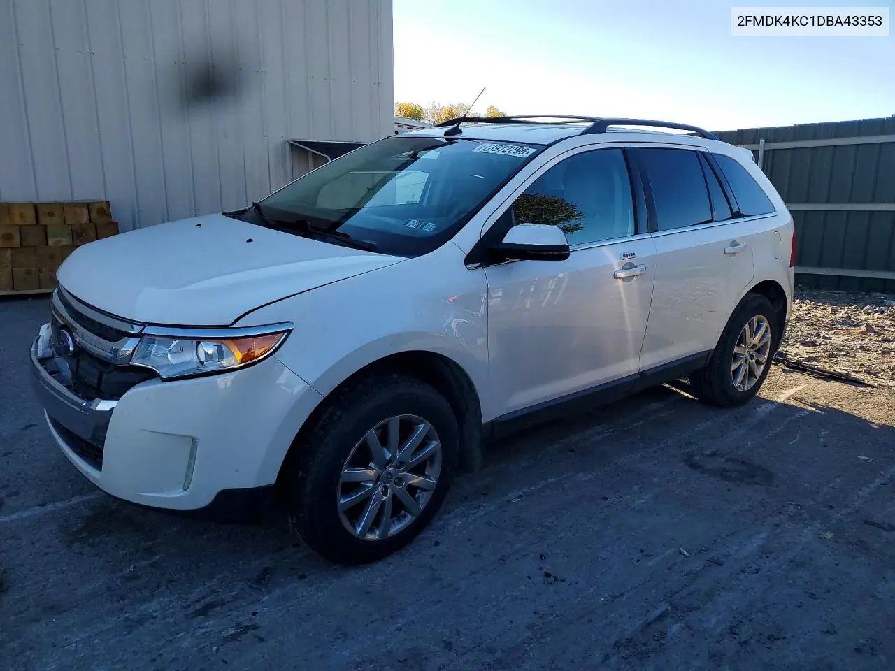 FORD EDGE 2013, VIN 2FMDK4KC1DBA43353