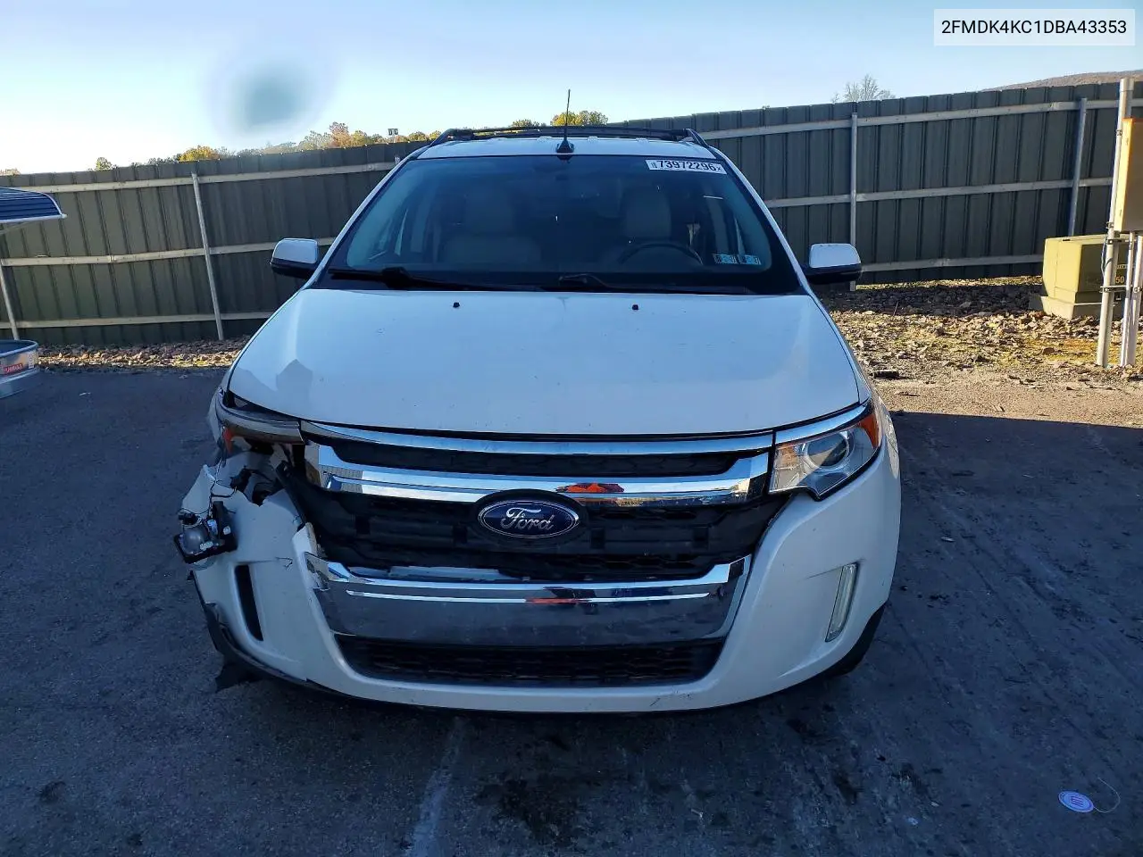 2013 FORD EDGE VIN 2FMDK4KC1DBA43353 — фото 5