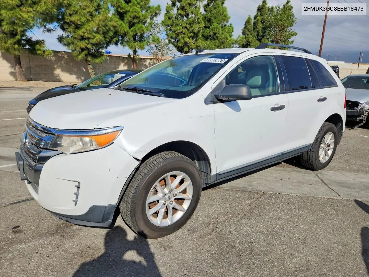 FORD EDGE 2014, VIN 2FMDK3GC8EBB18473