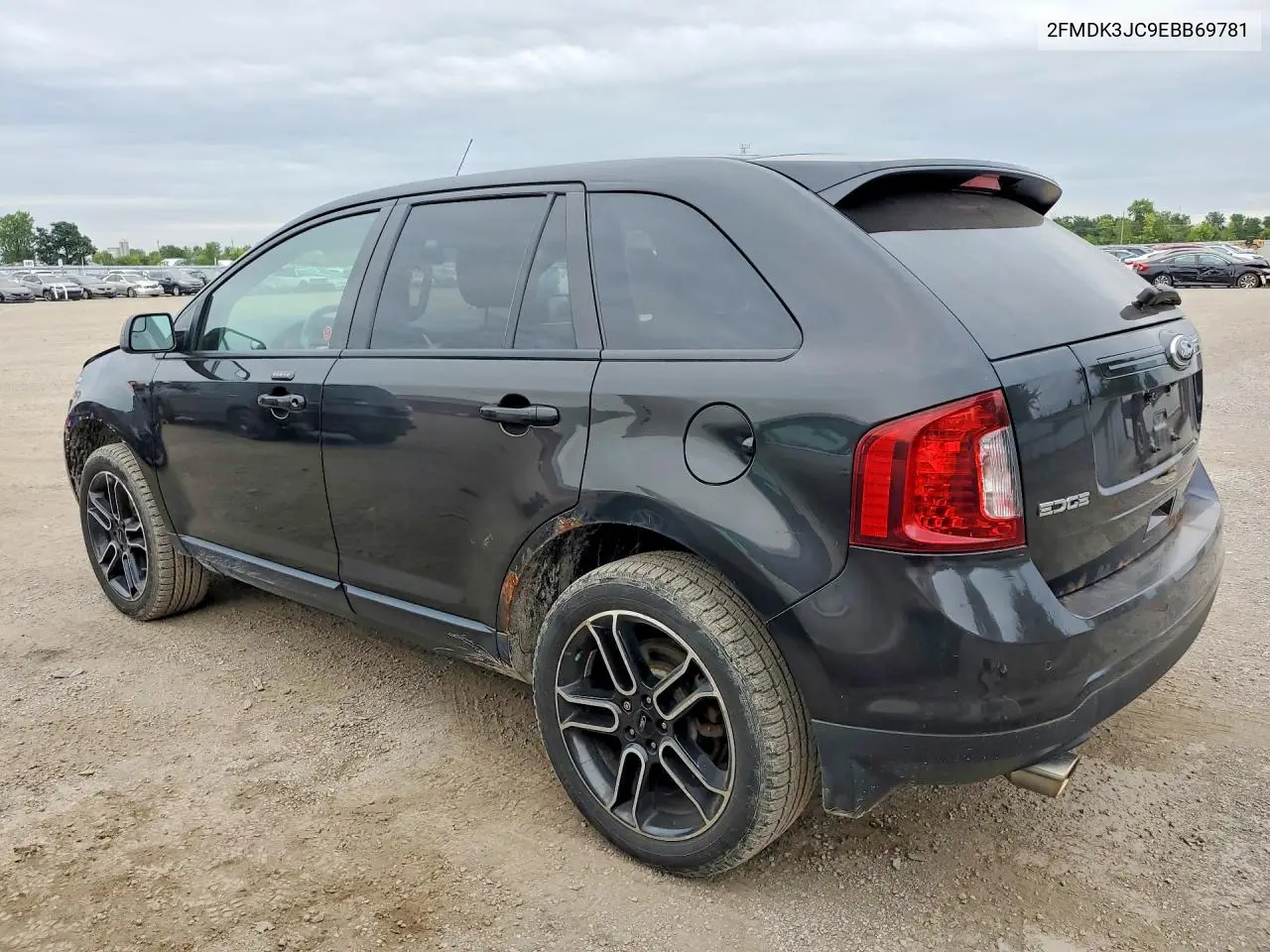 2014 FORD EDGE VIN 2FMDK3JC9EBB69781 — фото 2