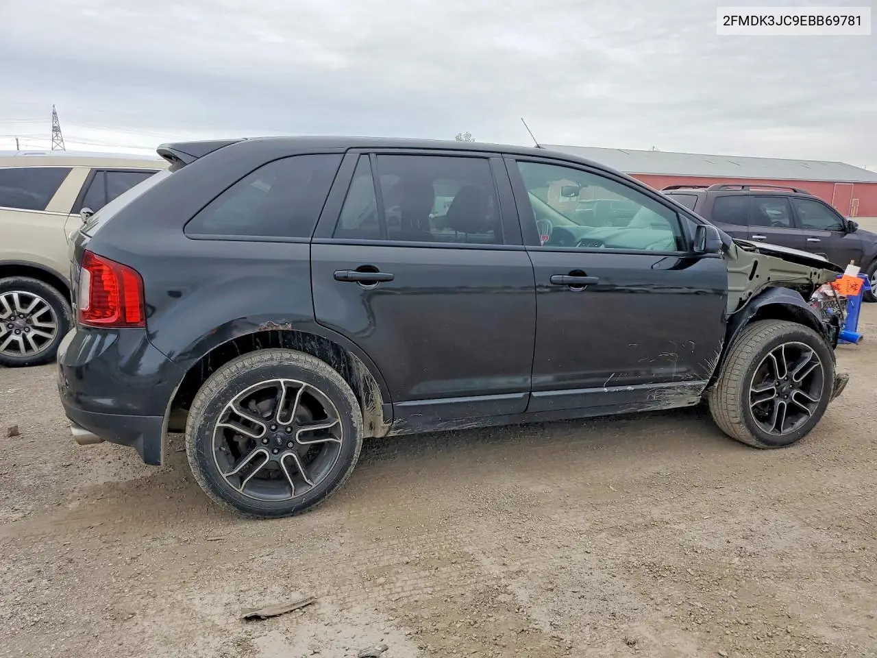2014 FORD EDGE VIN 2FMDK3JC9EBB69781 — фото 3