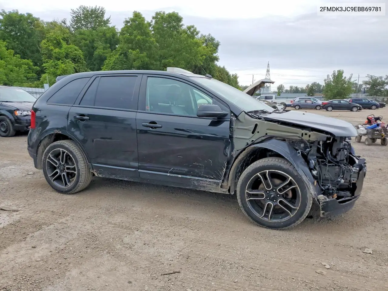 2014 FORD EDGE VIN 2FMDK3JC9EBB69781 — фото 4