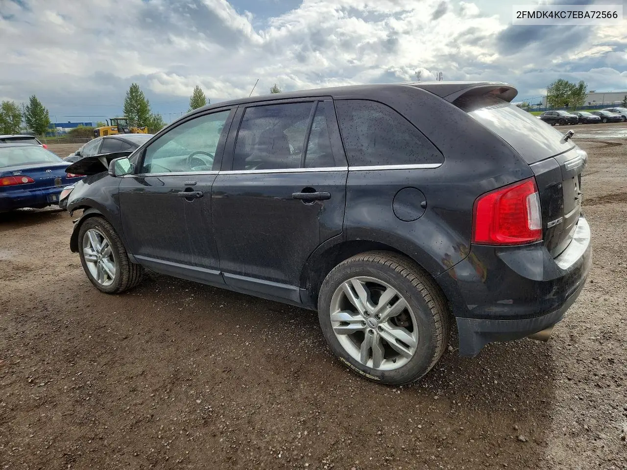 2014 FORD EDGE VIN 2FMDK4KC7EBA72566 — фото 2