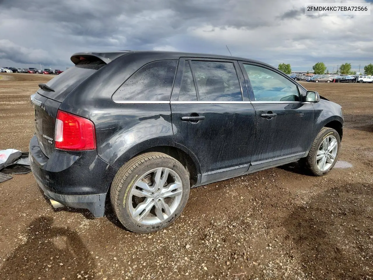 2014 FORD EDGE VIN 2FMDK4KC7EBA72566 — фото 3