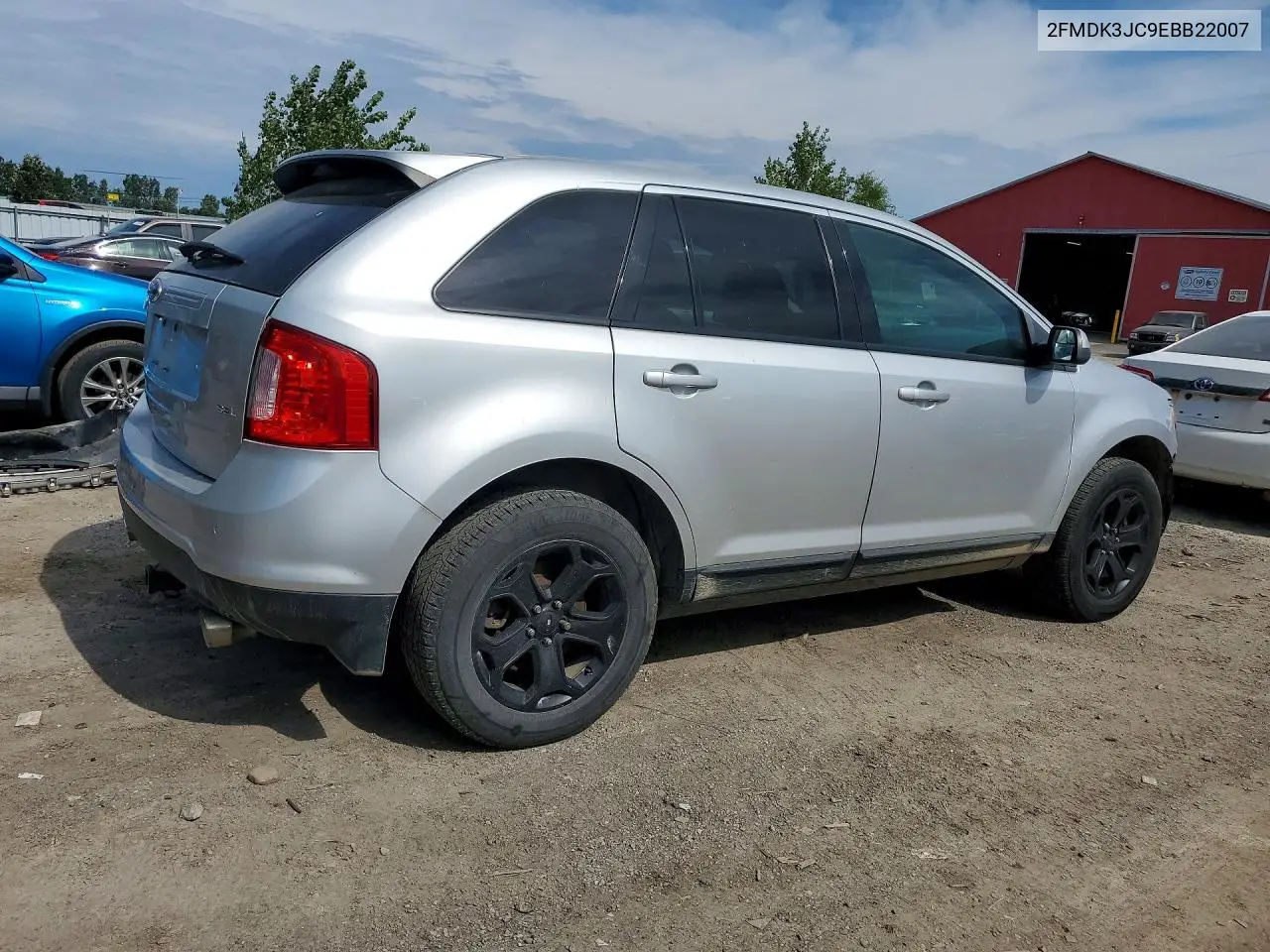 2014 FORD EDGE VIN 2FMDK3JC9EBB22007 — фото 3