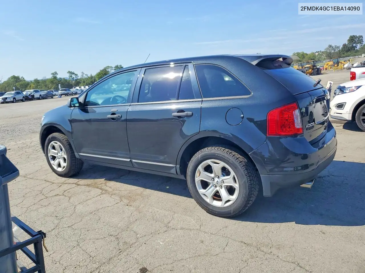 2014 FORD EDGE VIN 2FMDK4GC1EBA14090 — фото 2