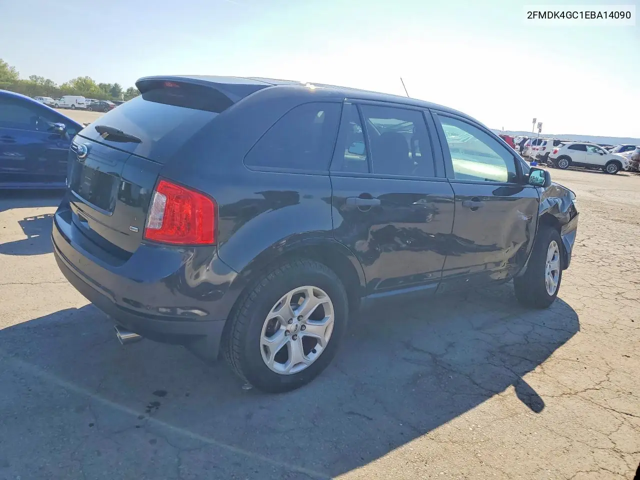 2014 FORD EDGE VIN 2FMDK4GC1EBA14090 — фото 3