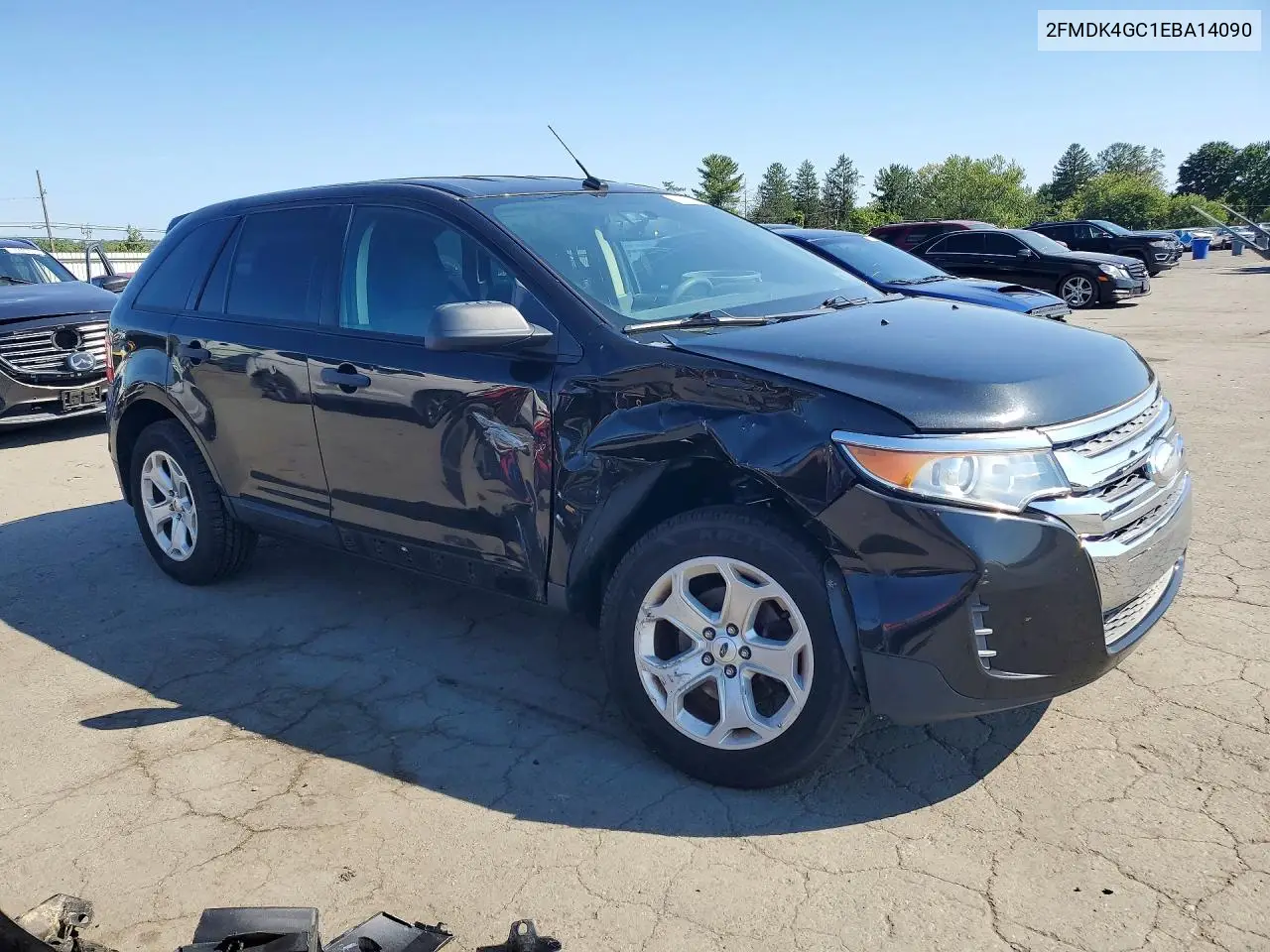 2014 FORD EDGE VIN 2FMDK4GC1EBA14090 — фото 4