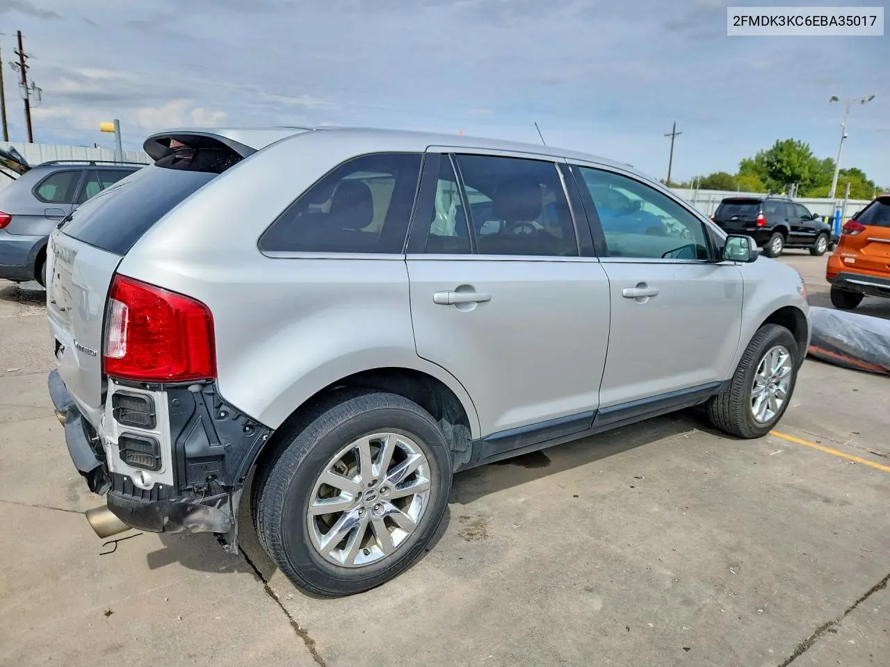 2014 FORD EDGE VIN 2FMDK3KC6EBA35017 — фото 3