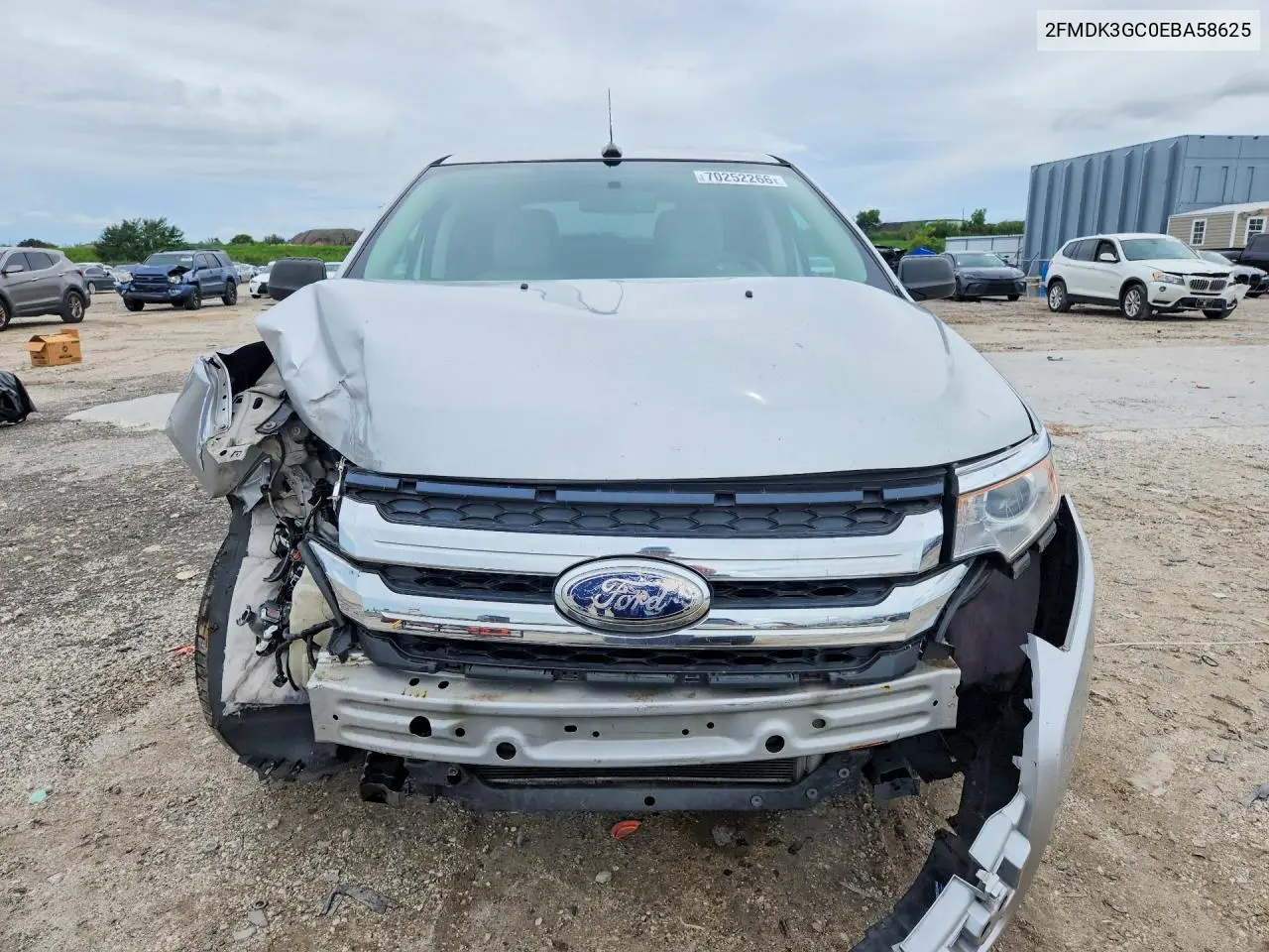 2014 FORD EDGE VIN 2FMDK3GC0EBA58625 — фото 5