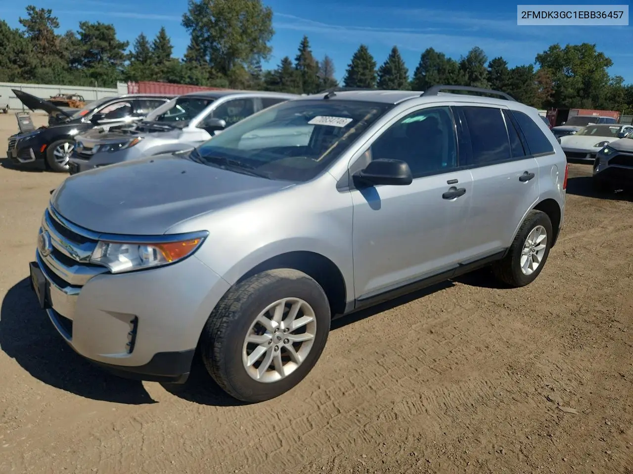 FORD EDGE 2014, VIN 2FMDK3GC1EBB36457