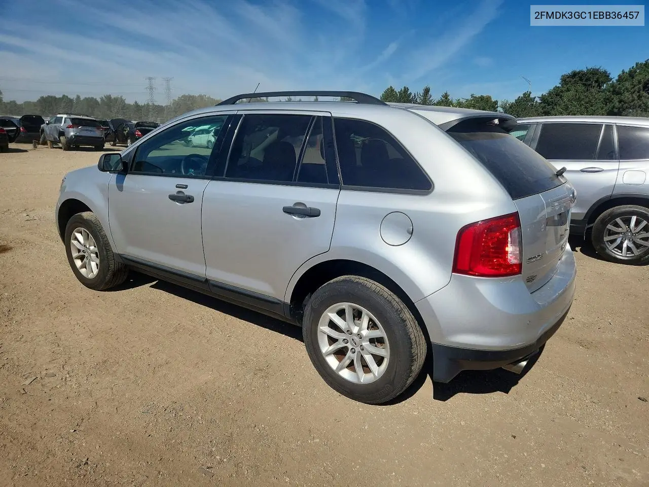 2014 FORD EDGE VIN 2FMDK3GC1EBB36457 — фото 2