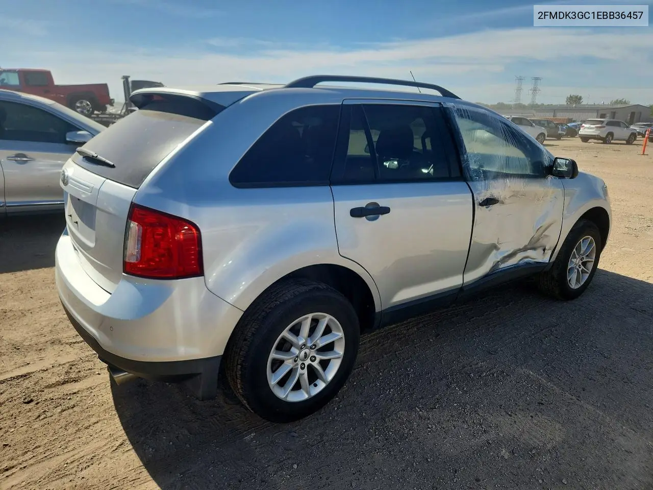 2014 FORD EDGE VIN 2FMDK3GC1EBB36457 — фото 3