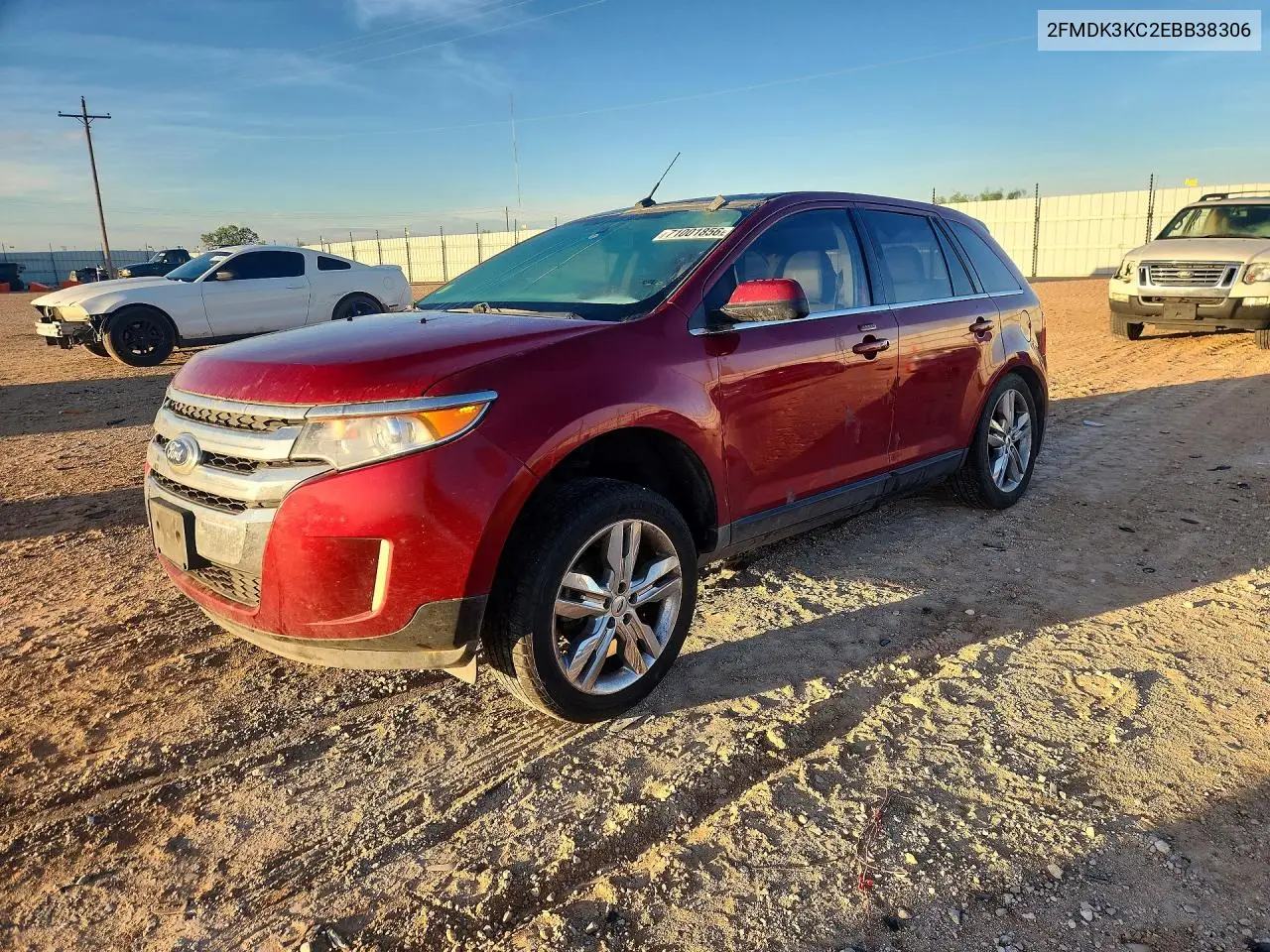 FORD EDGE 2014, VIN 2FMDK3KC2EBB38306