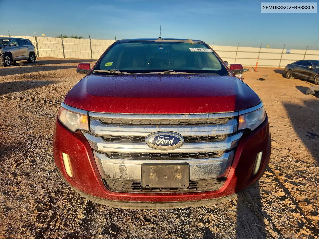 2014 FORD EDGE VIN 2FMDK3KC2EBB38306 — фото 5