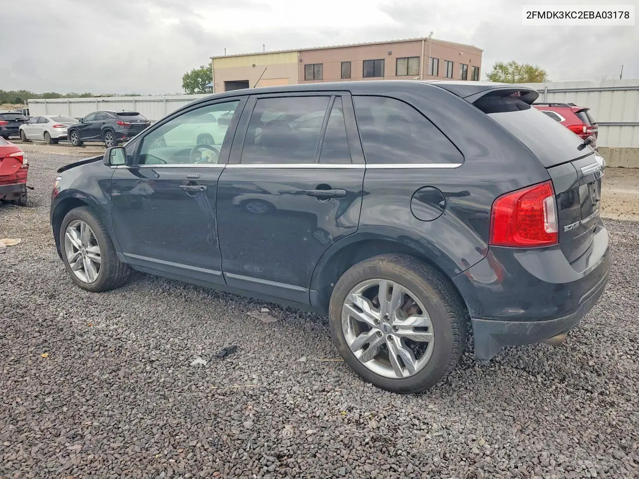 2014 FORD EDGE VIN 2FMDK3KC2EBA03178 — фото 2