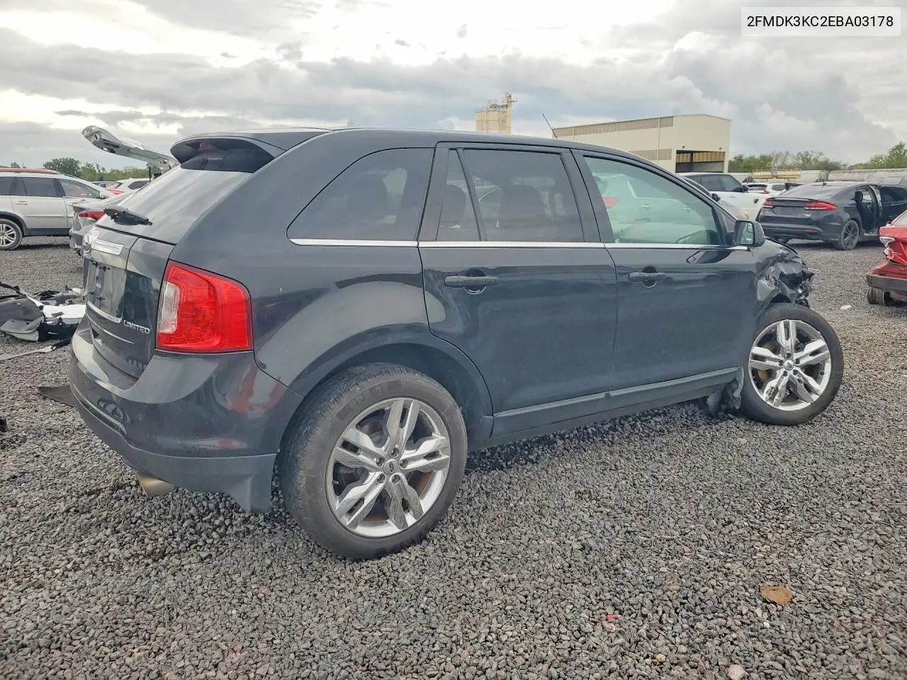2014 FORD EDGE VIN 2FMDK3KC2EBA03178 — фото 3