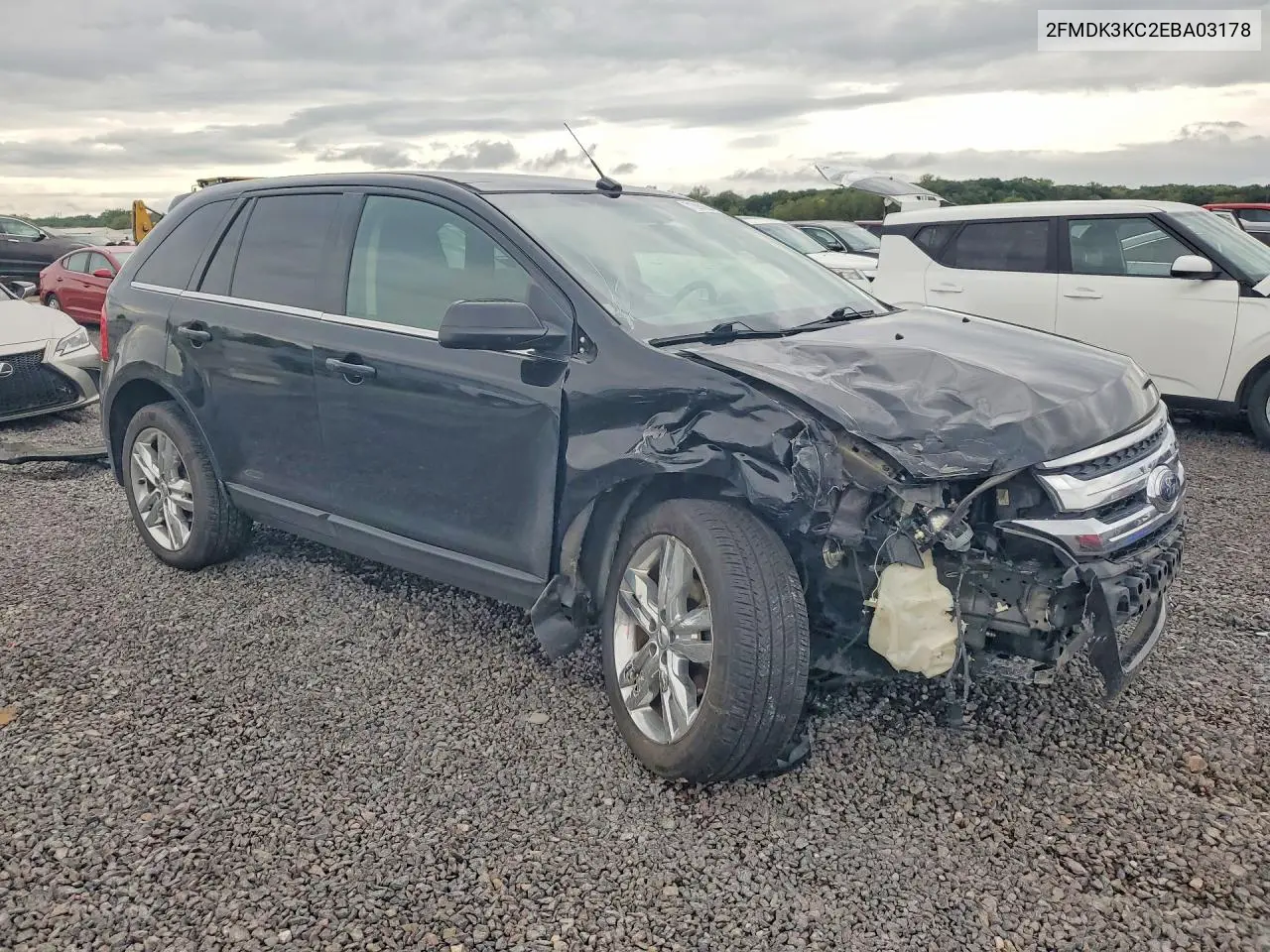 2014 FORD EDGE VIN 2FMDK3KC2EBA03178 — фото 4