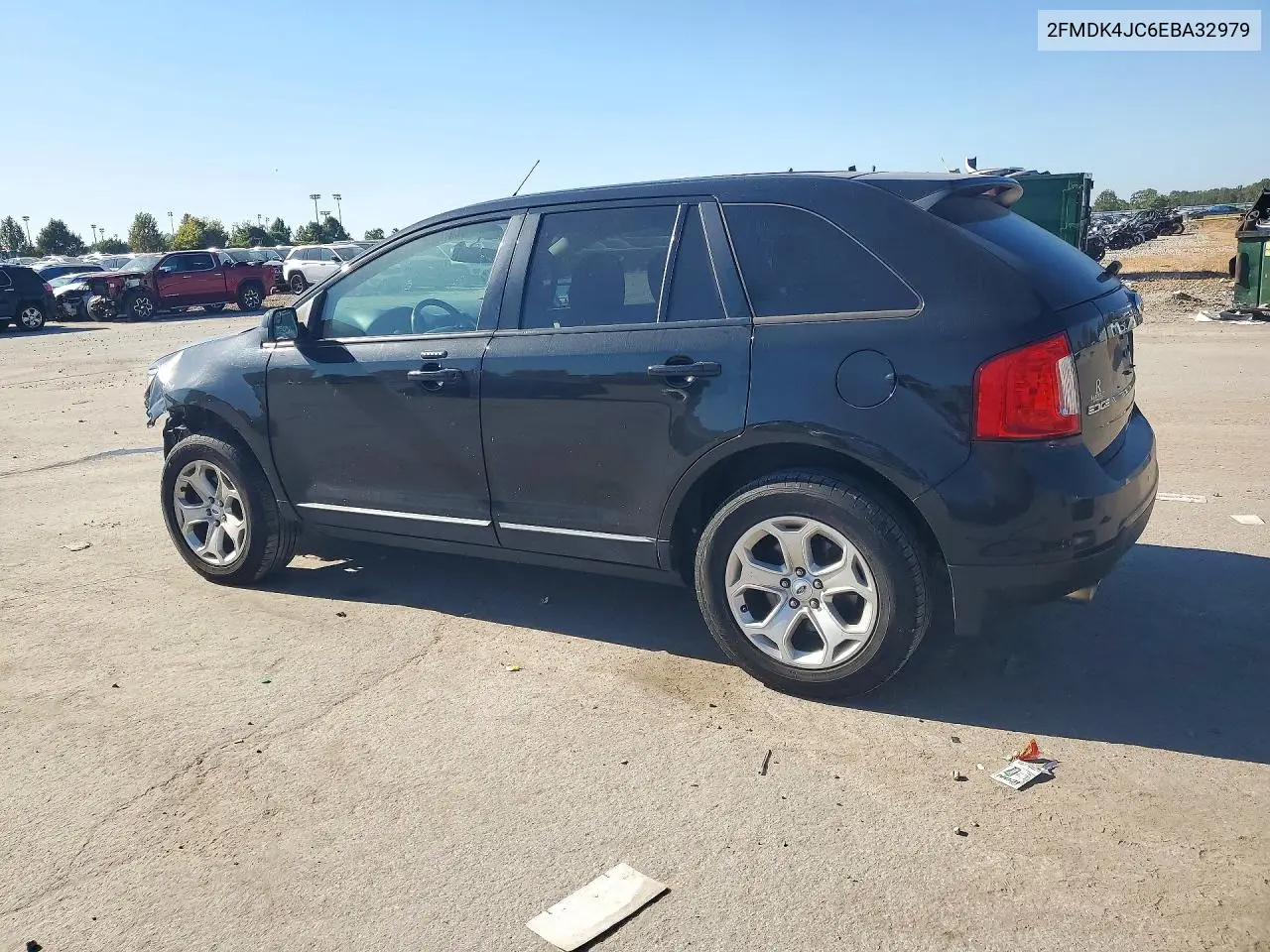 2014 FORD EDGE VIN 2FMDK4JC6EBA32979 — фото 2