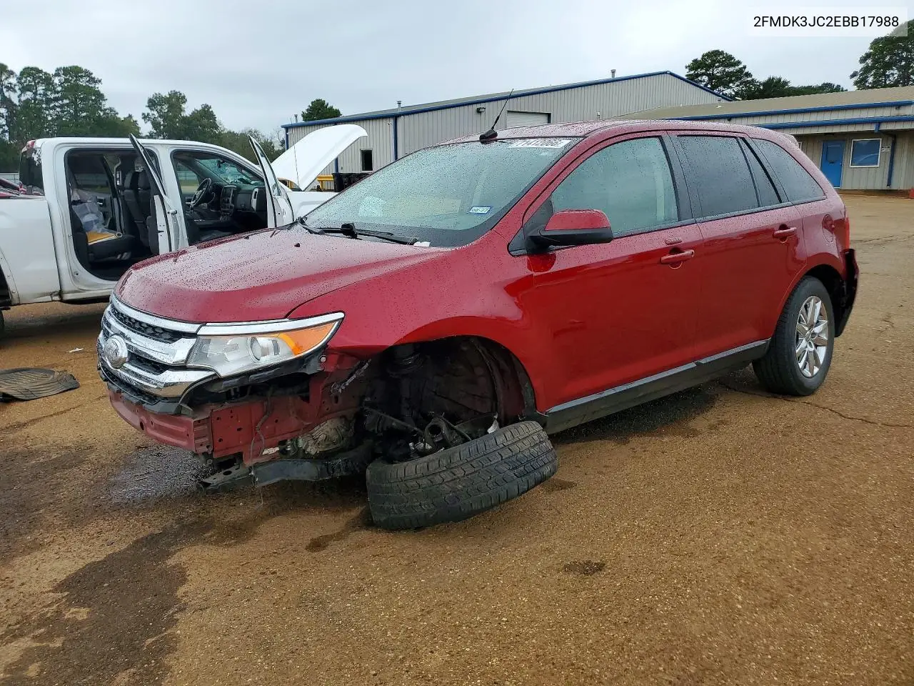 FORD EDGE 2014, VIN 2FMDK3JC2EBB17988