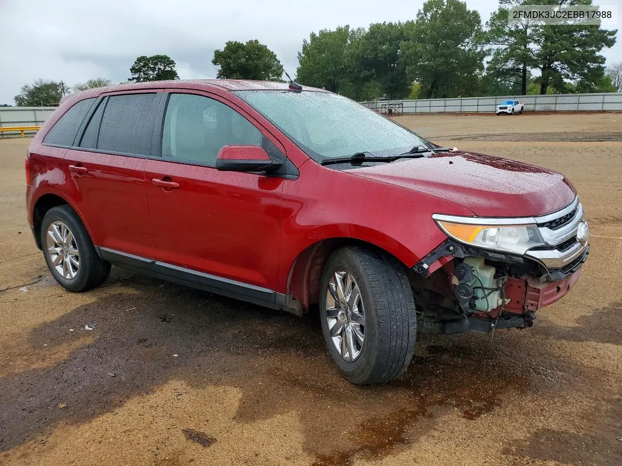 2014 FORD EDGE VIN 2FMDK3JC2EBB17988 — фото 4